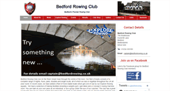 Desktop Screenshot of bedfordrowing.co.uk